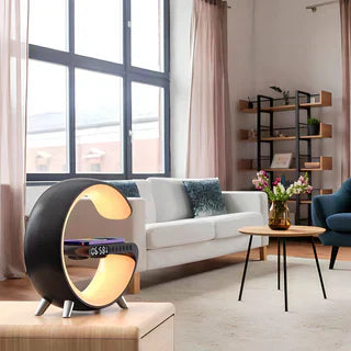 GlowRise™ - Stemmingslicht - Luidspreker - Draadloos Opladen - Rustgevend Ontwaken